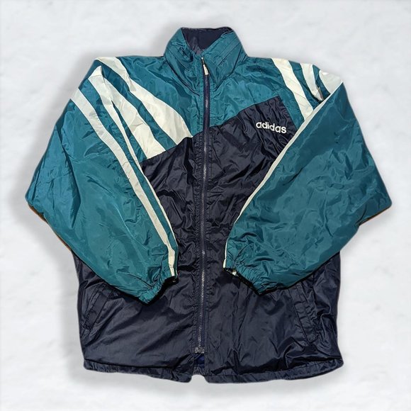 Adidas Vintage Mutlicoloured Windbreaker Jacket - Picture 1 of 2